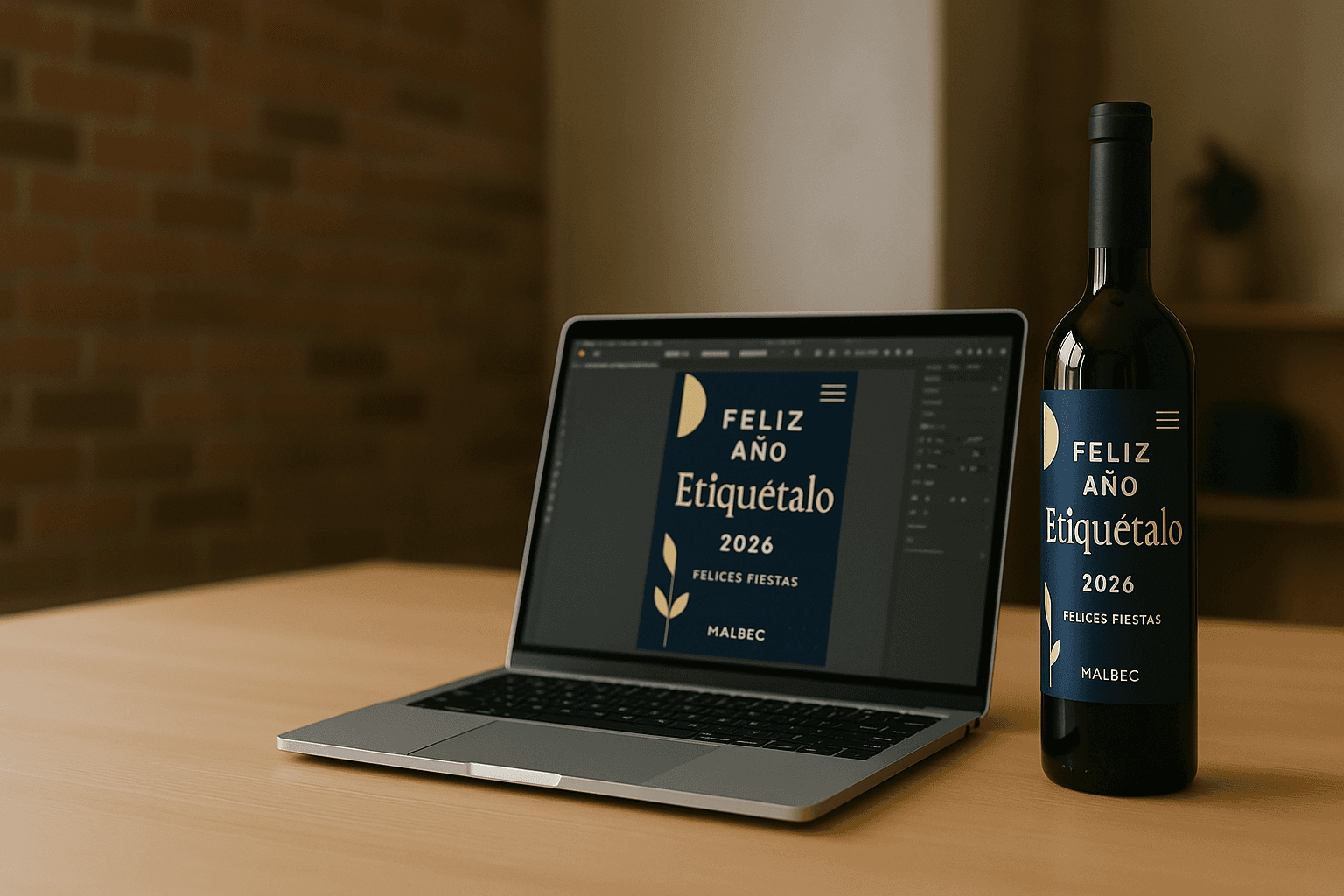 Vino personalizado background