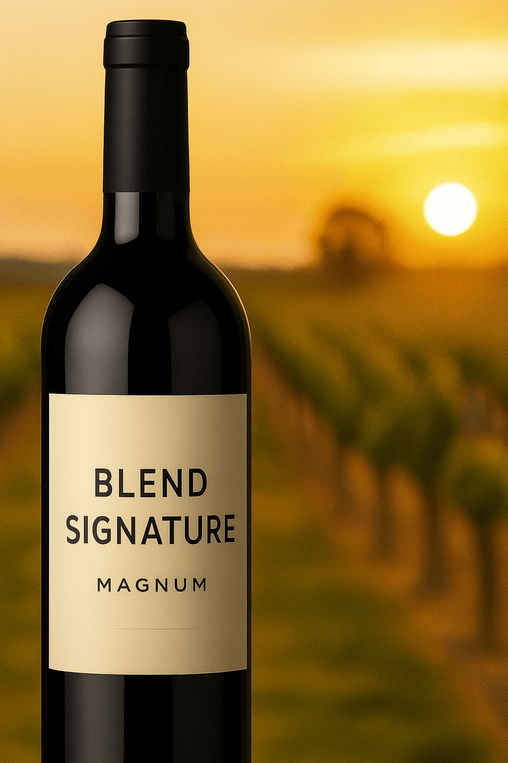 Etiqueta personalizada de vino