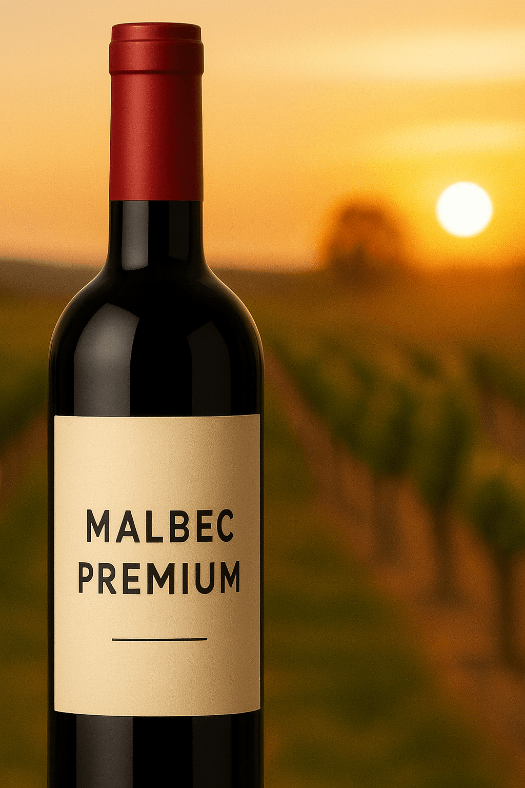 Etiqueta personalizada de vino